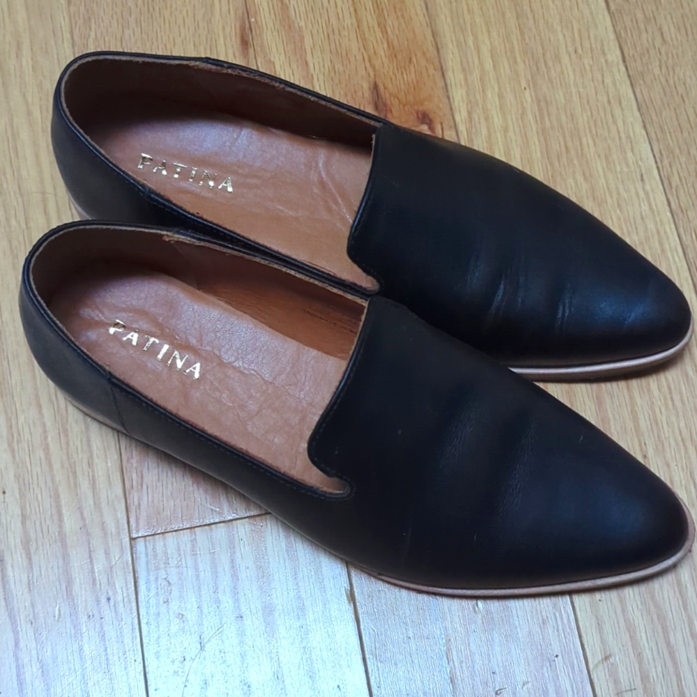 Portland leather goods pointed toe flats